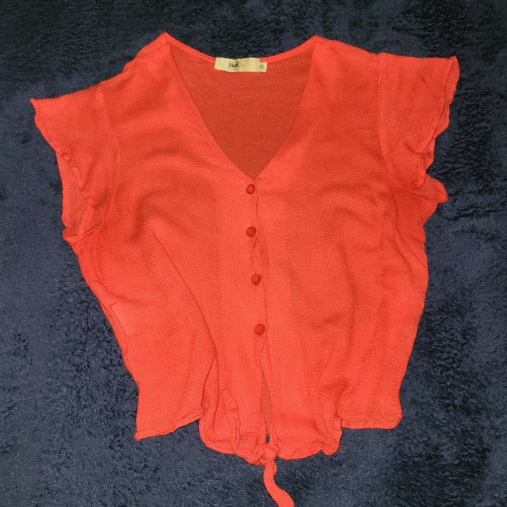 Blouse Cropped - Picture 3 of 3